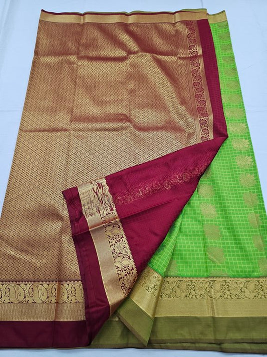 Kanchipuram Blended Trendy Fancy Silk Saree 333