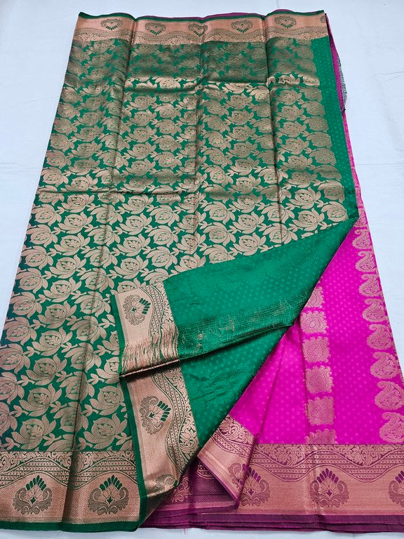Kanchipuram Blended Trendy Fancy Silk Saree 334