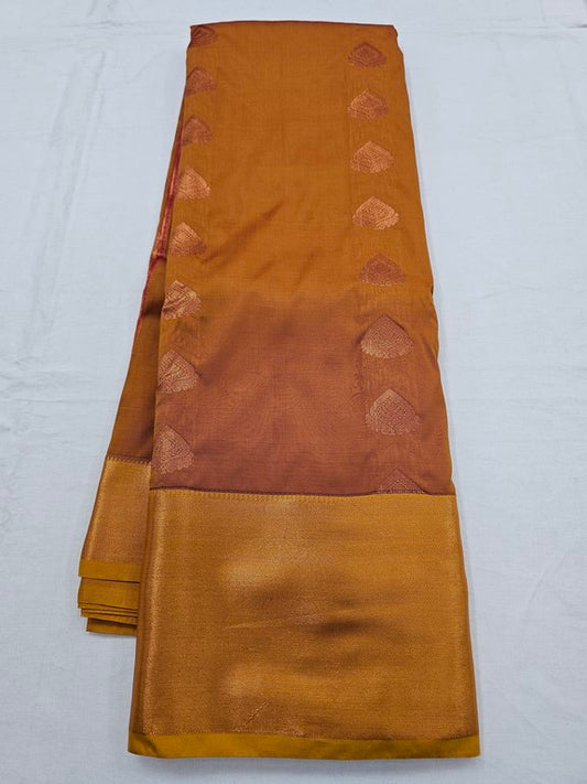 Kanchipuram Blended Trendy Fancy Silk Saree 341