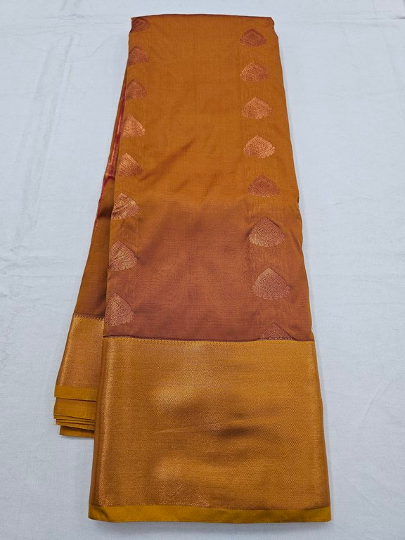 Kanchipuram Blended Trendy Fancy Silk Saree 341