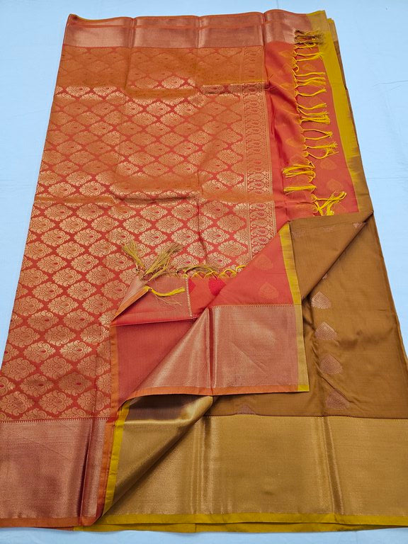 Kanchipuram Blended Trendy Fancy Silk Saree 341