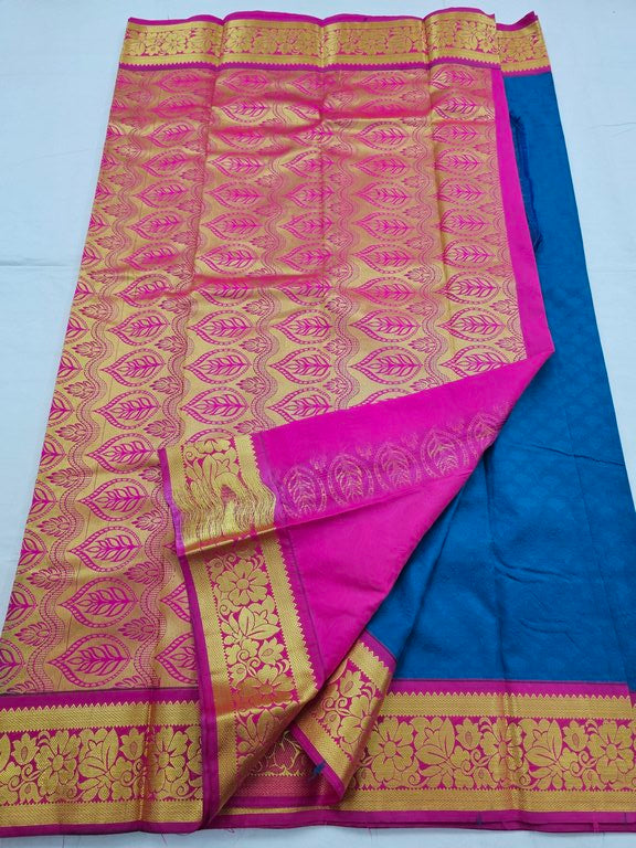 Kanchipuram Blended Trendy Fancy Silk Saree 343