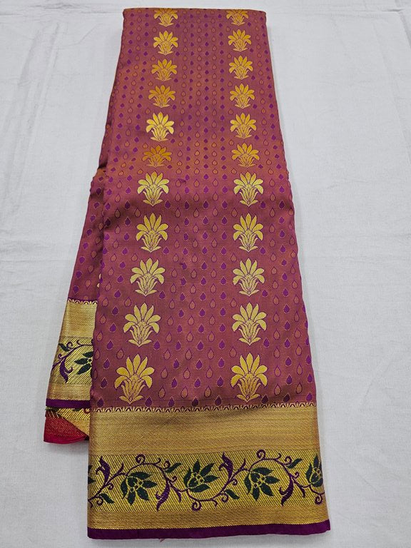 Kanchipuram Blended Trendy Fancy Silk Saree 344