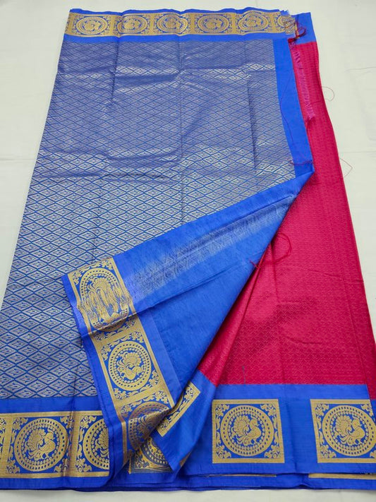 Kanchipuram Blended Trendy Fancy Silk Saree 347