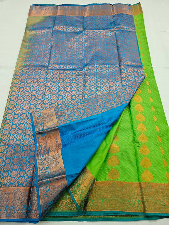Kanchipuram Blended Trendy Fancy Silk Saree 348