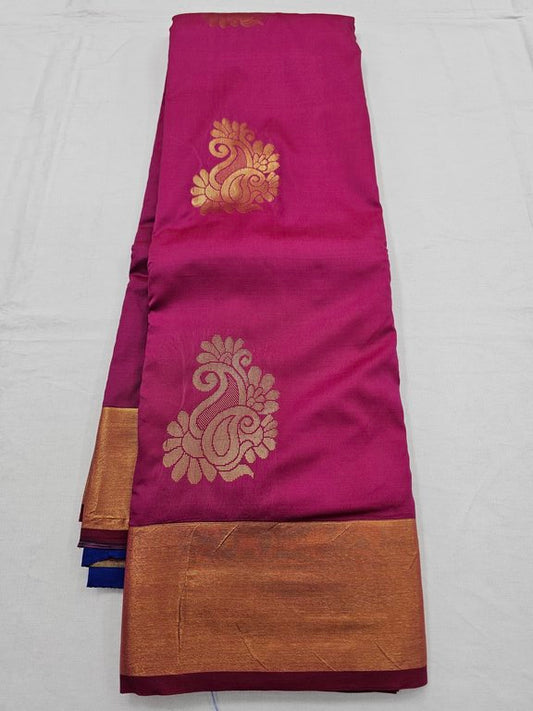 Kanchipuram Blended Trendy Fancy Silk Saree 349