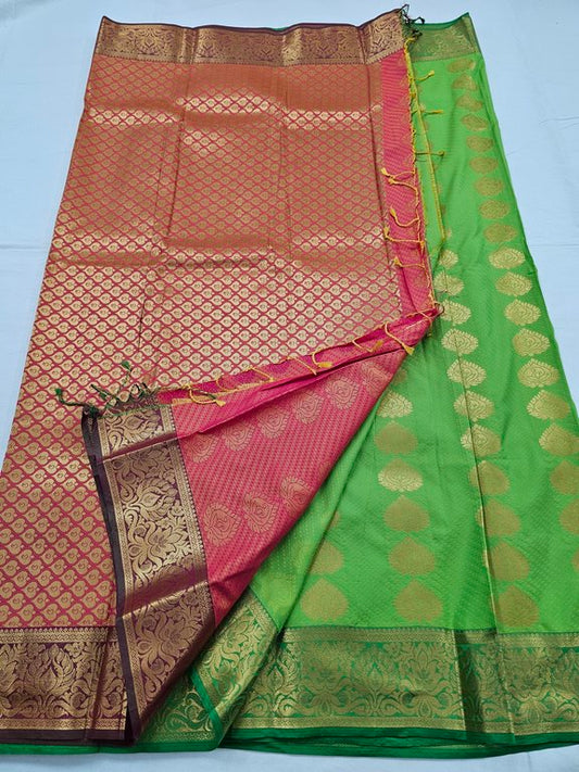 Kanchipuram Blended Trendy Fancy Silk Saree 350