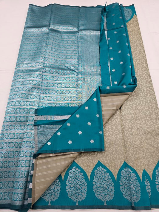 Kanchipuram Blended Trendy Fancy Silk Saree 352