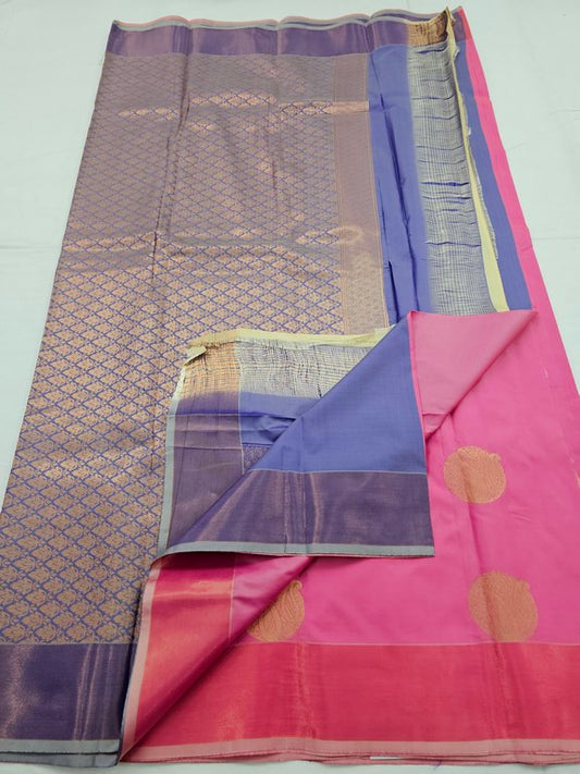 Kanchipuram Blended Trendy Fancy Silk Saree 353