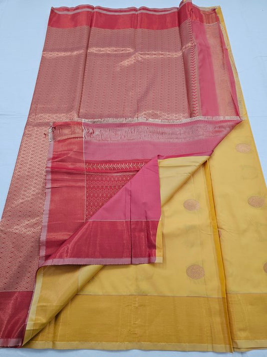 Kanchipuram Blended Trendy Fancy Silk Saree 356