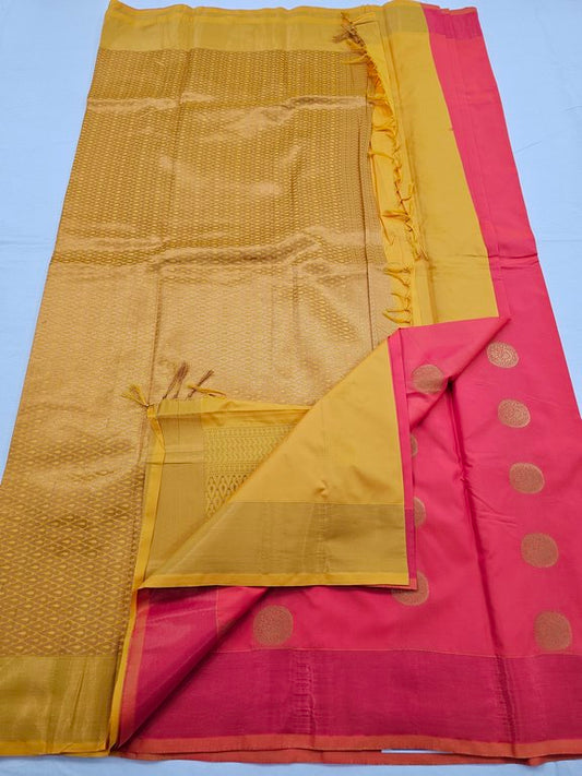 Kanchipuram Blended Trendy Fancy Silk Saree 358
