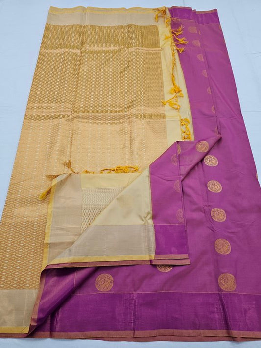 Kanchipuram Blended Trendy Fancy Silk Saree 361