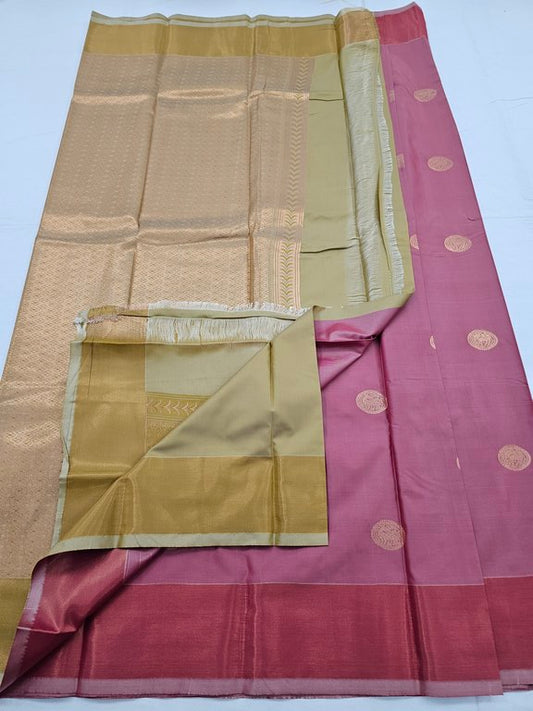 Kanchipuram Blended Trendy Fancy Silk Saree 364