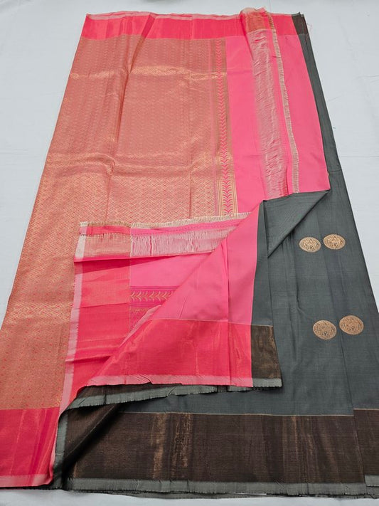 Kanchipuram Blended Trendy Fancy Silk Saree 367