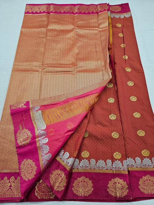 Kanchipuram Blended Trendy Fancy Silk Saree 368