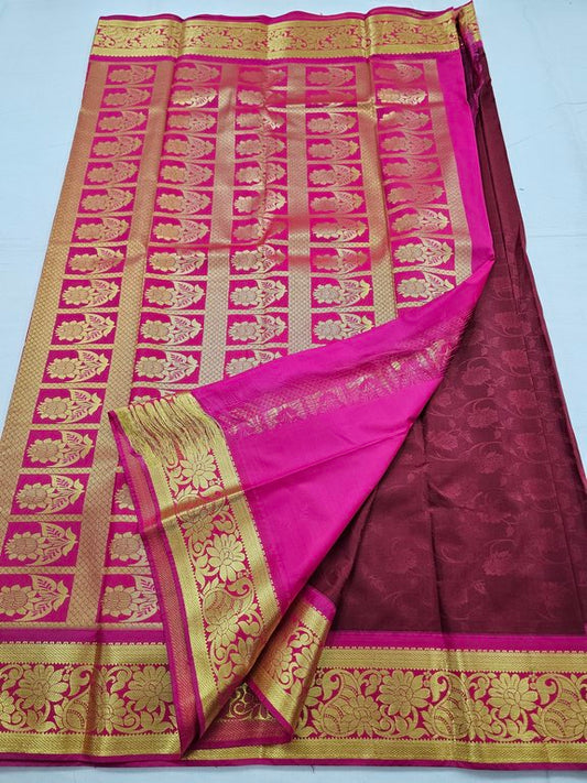 Kanchipuram Blended Trendy Fancy Silk Saree 370