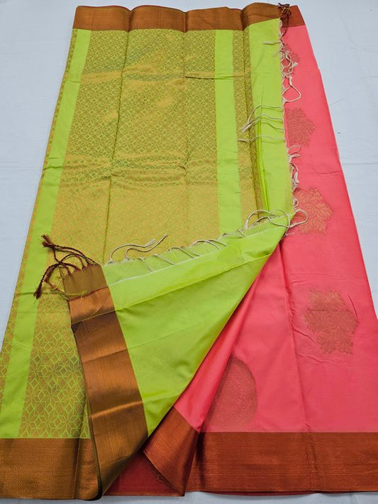 Kanchipuram Blended Trendy Fancy Silk Saree 372