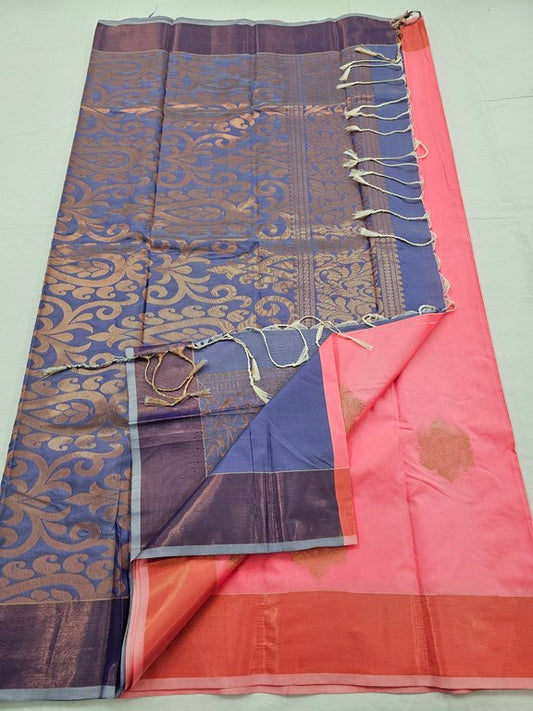 Kanchipuram Blended Trendy Fancy Silk Saree 379