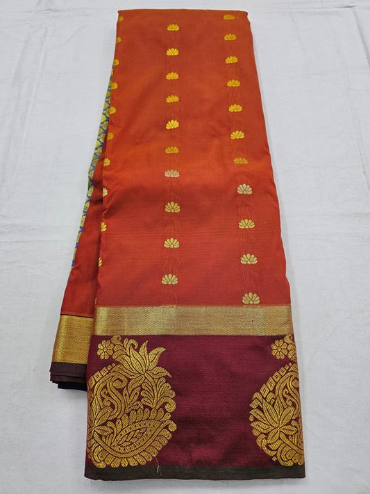 Kanchipuram Blended Trendy Fancy Silk Saree 381