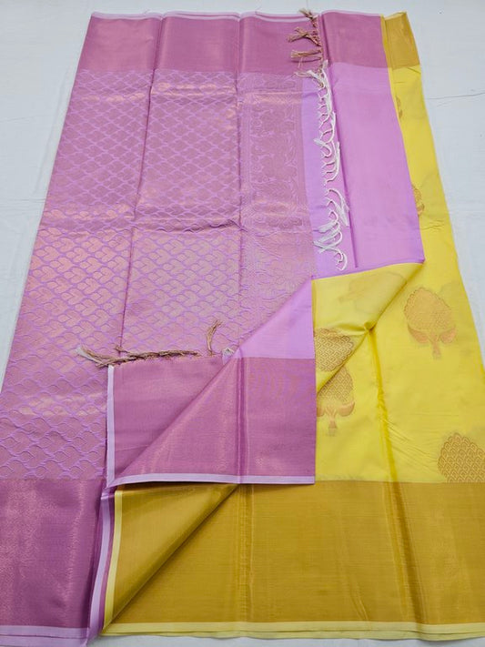 Kanchipuram Blended Trendy Fancy Silk Saree 385