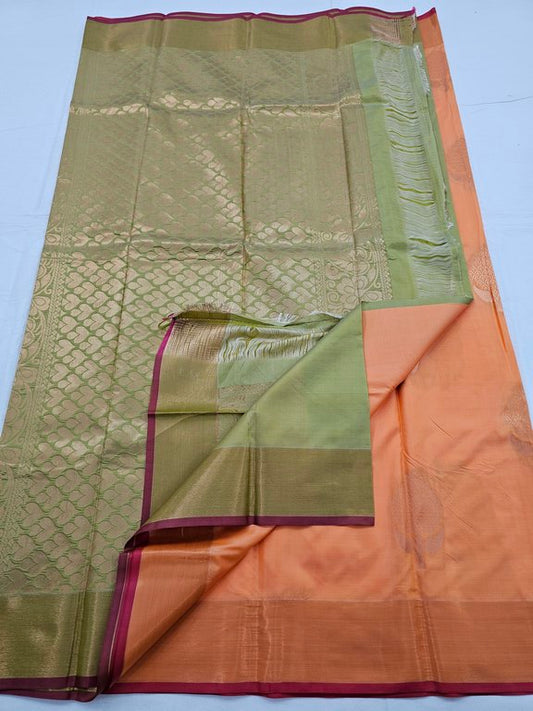 Kanchipuram Blended Trendy Fancy Silk Saree 386