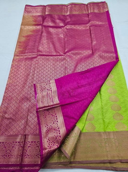 Kanchipuram Blended Trendy Fancy Silk Saree 388
