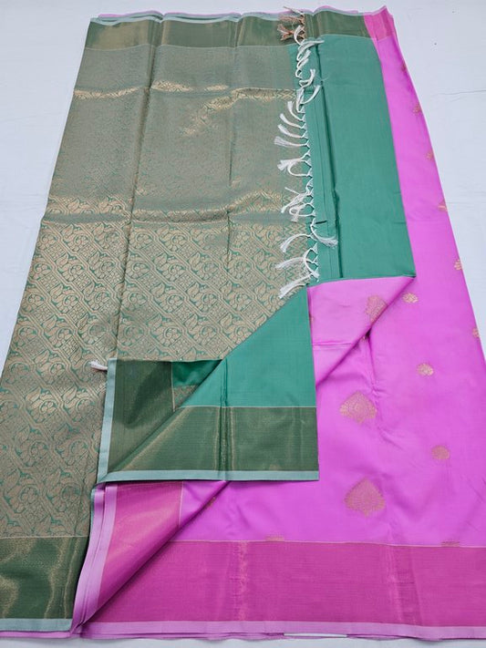 Kanchipuram Blended Trendy Fancy Silk Saree 391