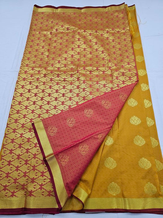 Kanchipuram Blended Trendy Fancy Silk Saree 392