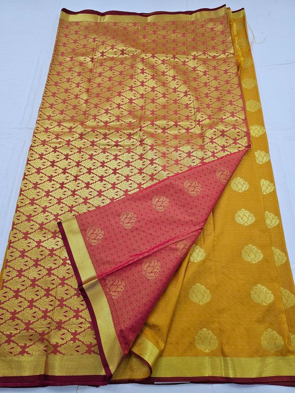 Kanchipuram Blended Trendy Fancy Silk Saree 392