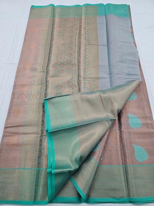 Kanchipuram Blended Trendy Tissue Silk Saree 399