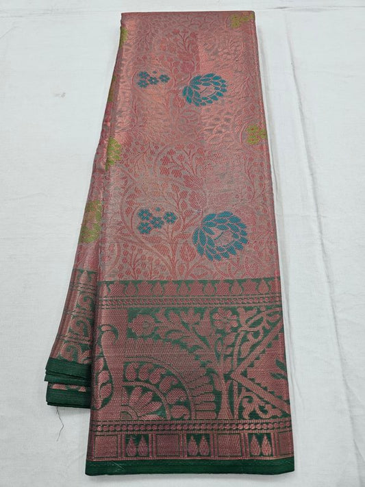 Kanchipuram Blended Trendy Tissue Silk Saree 401