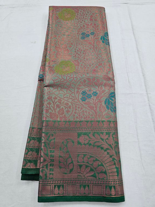 Kanchipuram Blended Trendy Tissue Silk Saree 402