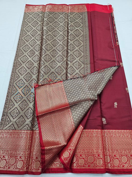 Kanchipuram Blended Trendy Fancy Silk Saree 403