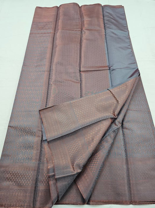 Kanchipuram Blended Trendy Fancy Silk Saree 404