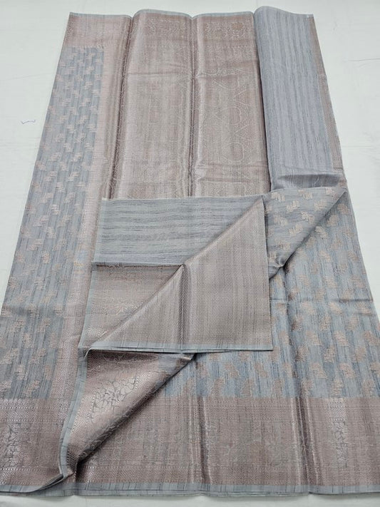 Kanchipuram Blended Trendy Fancy Silk Saree 406