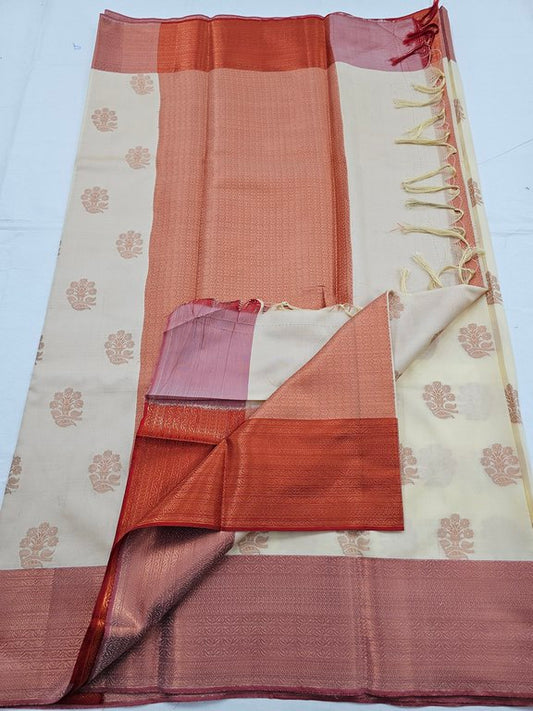 Kanchipuram Blended Trendy Fancy Silk Saree 407