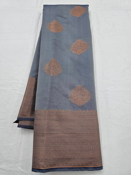 Kanchipuram Blended Trendy Fancy Silk Saree 408