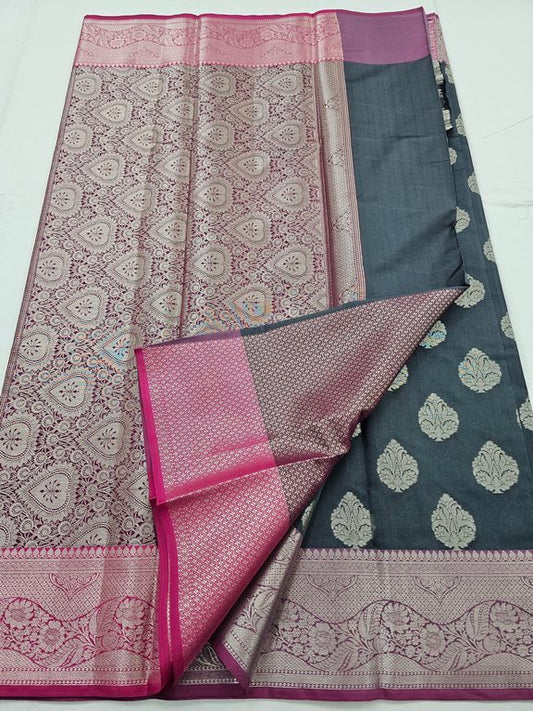 Kanchipuram Blended Trendy Fancy Silk Saree 413
