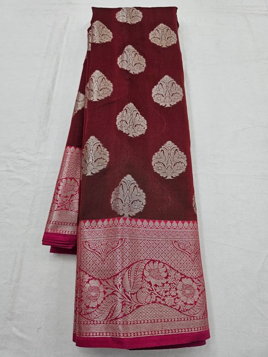 Kanchipuram Blended Trendy Fancy Silk Saree 417