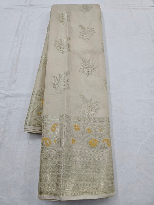 Kanchipuram Blended Trendy Fancy Silk Saree 420