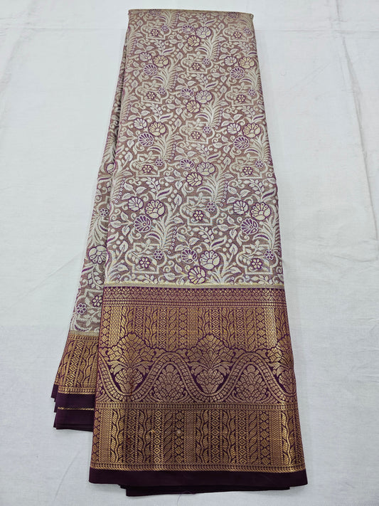 Kanchipuram Blended Semi Silk Sarees 129