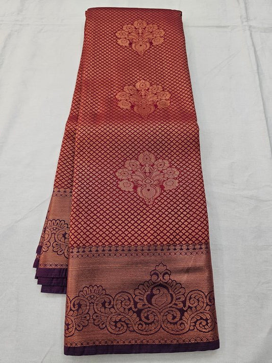 Kanchipuram Blended Semi Silk Sarees 078