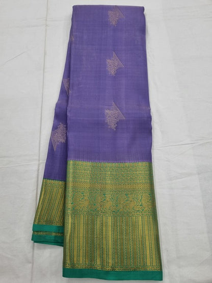 Light Blue And Yellow Kanchipuram Pure Silk Sarees – Kanchipuram Lakshaya Silks