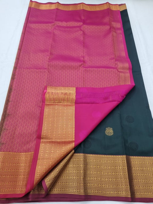 Kanchipuram Pure Luxurious Silk Saree 064