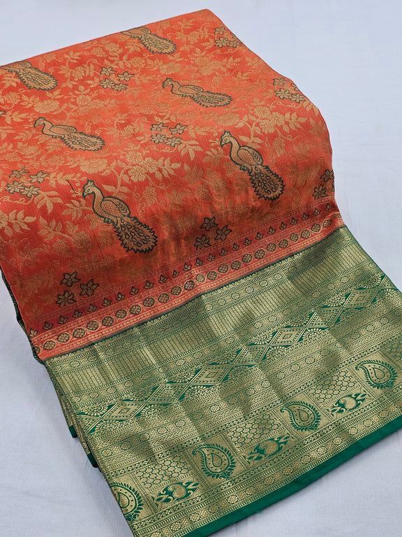Kanchipuram Blended Tissue Silk Sarees 002