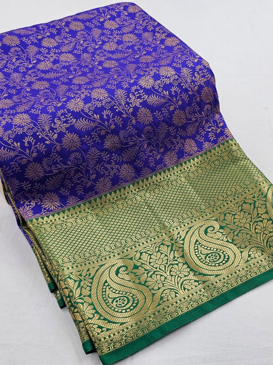 Kanchipuram Blended Tissue Silk Sarees 007