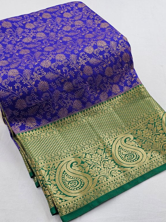 Kanchipuram Blended Tissue Silk Sarees 007