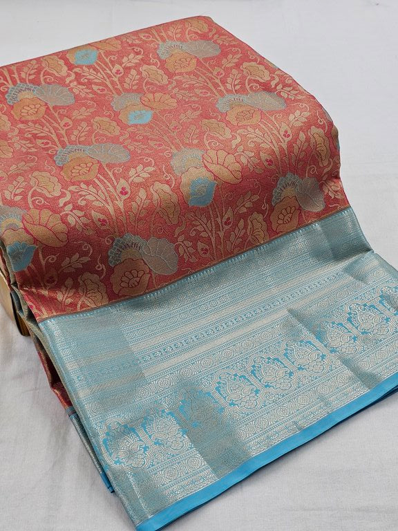 Kanchipuram Blended Tissue Silk Sarees 016