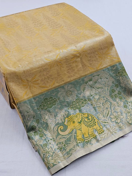 Kanchipuram Blended Tissue Silk Sarees 023