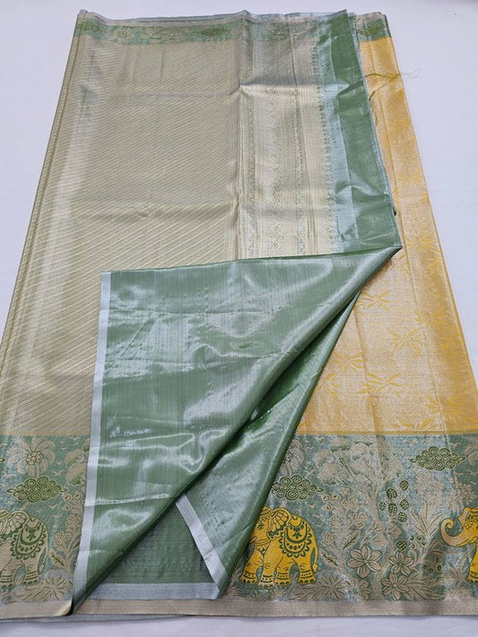 Kanchipuram Blended Tissue Silk Sarees 023
